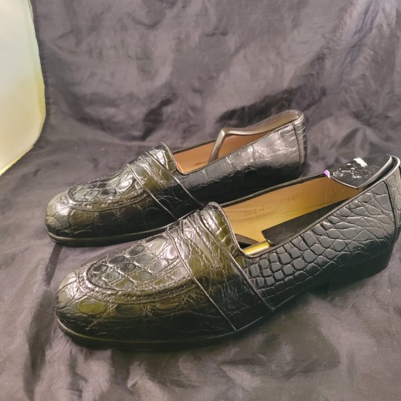 MG Mister Guy Crocodile  Dress Shoes Size 8.5 Saint Louis